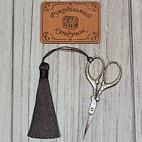 Китиця для ножиць 8 см (темний шоколад)