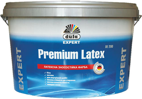 Латексна зносостійка фарба Dufa Premium Latex DE200 5 л
