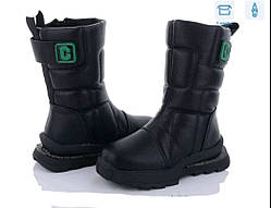 Зимові дитячі термоботинки для дівчинки, зимові чоботи для дівчаток, утеплені зимові черевики на дівчинку