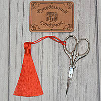 Китиця для ножиць 8 см (червона)