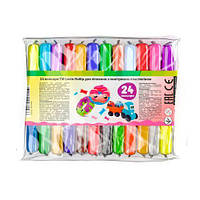 Набор для лепки с воздушным пластилином, 24 цвета Toys Shop
