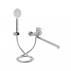 Кухонна мийка Lidz H5050 з дозатором кошиком і змішувачем Lidz Vida гнучкий, фото 6