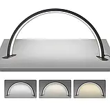 LED безтіньова Moon настільна лампа для манікюру та відеобзорів – освітлення для косметології, фото 3