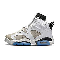 Кроссовки Nike Air Jordan Retro 6 White, Мужские кроссовки, найк джордан