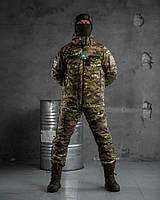 Зимний тактический костюм мультикам, военная зимняя форма мультикам, армейский зимний костюм с подтяжками