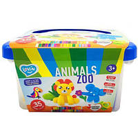Набор теста для лепки "Zoo animals box" Toys Shop