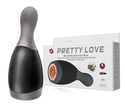 Мастурбатор із вібрацією Pretty Love - Deep Pleasure for Men, BM-00900T43