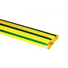 Ø12/6мм Термоусаджувальна трубка жовто-зелена (100м/упак) [UDRS-D12-100-K52] ТТУ 12/6 УЕК
