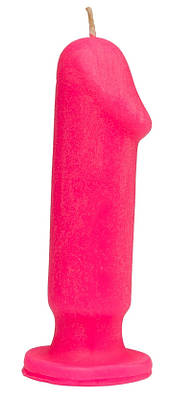 Свічка LOVE FLAME - Dildo S Pink Fluor, CPS04-PINK