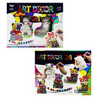 Набор для творчества "Art Decor 2 в 1: Мишка и Котик" (рус) Toys Shop