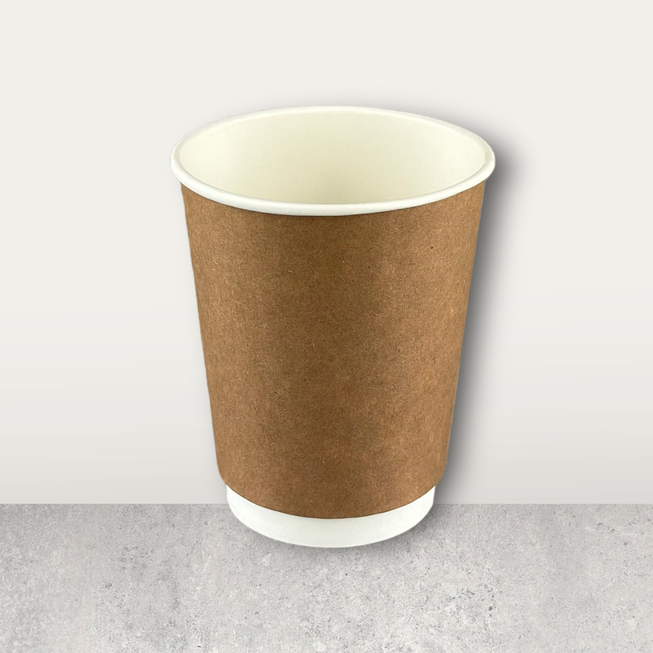 Стакан паперовий двошаровий 250 мл Єко крафт, фото 1