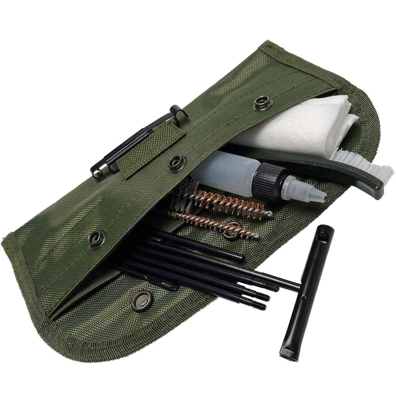 Набір для чищення зброї в чохлі Lesko GK13 12 предметів (10387-55749)