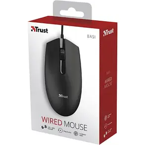 Миша TRUST Basi Wired Mouse (24271) (M), фото 2