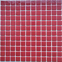 Мозаїка Аквамо червона MK25121 Red 31.7х31.7 скляна для душової, кухні, хамама, басейну