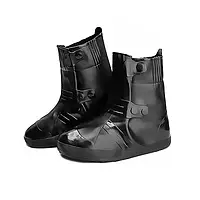 Резиновые бахилы для обуви от воды и грязи Lesko SB-108 L 36-37 (Black)