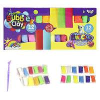 Набор для лепки "Air Clay+Bubble Clay" 12 шт+12 шт (укр) (2) Toys Shop