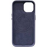 Чохол Denim with MagSafe для Apple iPhone 14 (6.1") Blue, фото 3