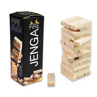 Настольная игра "Fire Jenga", мини (48 брусков)