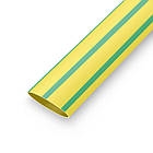 Ø3,2/1,6мм Термоусаджувальна трубка жовто-зелена (1м) [2NA20132GY] Quadro ДКС