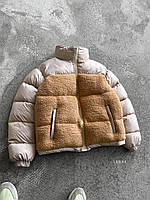 Мужской зимний барашек пуховик куртка для повседневной носки хорошего качества Турция