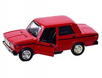 Уцінка. Машинка "ВАЗ 2106" із серії "Автопром" (червона) - Пошкоджена слюда Toys Shop