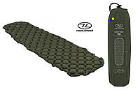 Надувной коврик Highlander Nap-Pak Inflatable Sleeping Mat XL 5 cm Olive (AIR073-OG) Сверхлегкий 480 г 930483