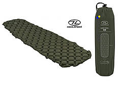 Килимок надувний Highlander Nap-Pak Inflatable Sleeping Mat XL 5 cm Olive (AIR073-OG) Надлегкий 480 г 930483