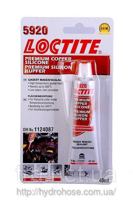 Loctite 5920. Силиконовый герметик. Высокотемпературный. (40мл,80мл,300мл) - фото 4 - id-p3972916