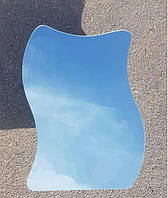 Дзеркало хвилясте БЕЗ ПОЛИЧКИ для ванної кімнати 60x45 см