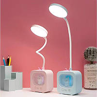 Светодиодная лампа мишка на скейте, портативная настольная лампа