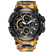 Мужские наручные часы Smael 1708 watсh (Camo Yellow)