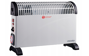 Електричний обігрівач конвекторний Mesko MS 7741W 2000 Вт з таймером і турбо повітряним потоком