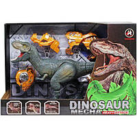 Интерактивный динозавр "Dinosaur Mecha" (серый) Toys Shop