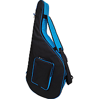 Чохол для бандури з утеплювачем 10мм. Колір чорний з блакитним