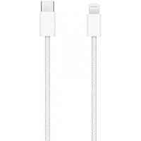 Дата кабель USB-C to Lightning FineWoven Mac PD for Apple (AAA) (1m) (no box) White