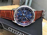 Японские часы Citizen Corso Eco-Drive BU2070-12L, солнечная батарея, сапфировое стекло - классика