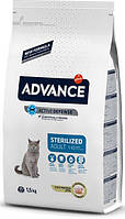 Сухой корм для стерилизованных котов и кошек Advance Sterilized 1.5 кг