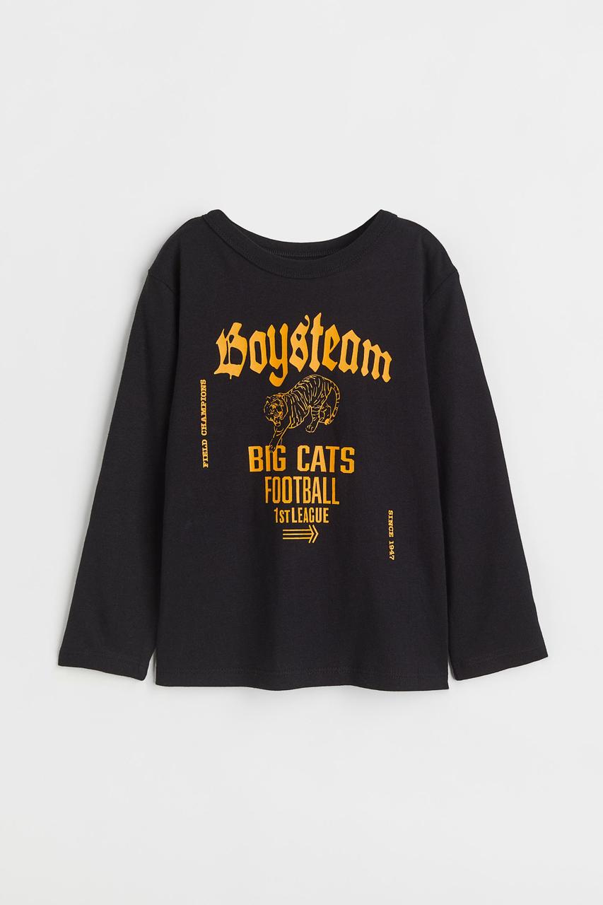 Реглан чорний H&M 110/116см, фото 1