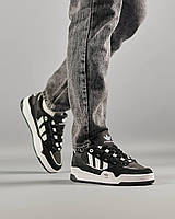 Мужские кроссовки Adidas Originals ADI2000 Black White натуральная замша повседневные весна/лето/осень