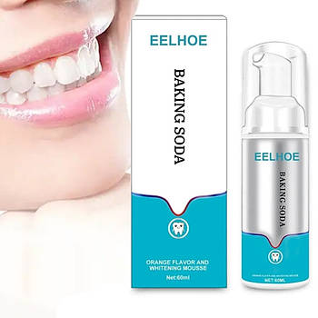 Відбілюючий засіб для зубів Eelhoe, 80мл / Відбілююча зубна піна / Пінна зубна паста