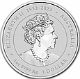 Срібна монета Рік Дракона (Австралія) від Perth Mint 1 унція срібла 9999 проби. 2024 рік, фото 5