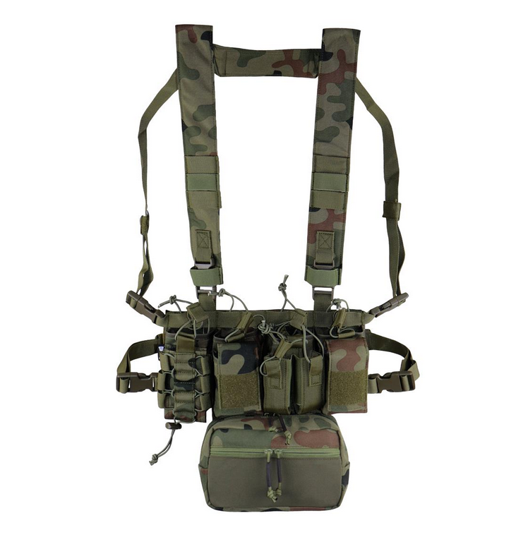 Жилет тактичний CAMO Chest Rig Storm Cordura Black KA-CR-SM-BL