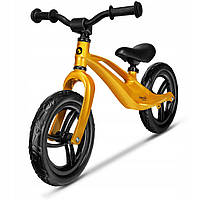 Двухколесный беговел велобег велосипед Lionelo Bart GOLDIE для детей от 2-х лет золотой