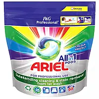 Капсулы для стирки Ariel Colour Protect For Professional Use All In 1 Pods, 60 шт