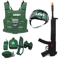 Військовий набір зброя та аксесуари "Army" Toys Shop