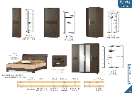 Ліжко ламель 1600 (без ламелей) Токіо венге, фото 3
