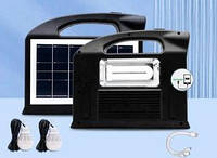 Фонарь на солнечной зарядке Солнечные фонари Solar LED Фонарик на солнечной батарее 2 лампочки CL-13 30Вт