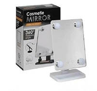 Косметическое зеркало Cosmetie MIRROR 360 для макияжа сенсорное с LED подсветкой.