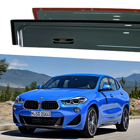 Дефлектори вікон вітровики на BMW X2 F39 2017-2023 (скотч) HIC