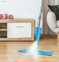 Швабра спрей моп Water spray mop Healthy Spray Mop с резервуаром для воды Синяя